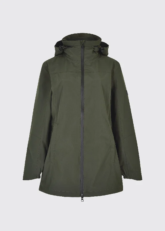 Women’s padded parkas for winter protection -Allen Jacket - Pesto