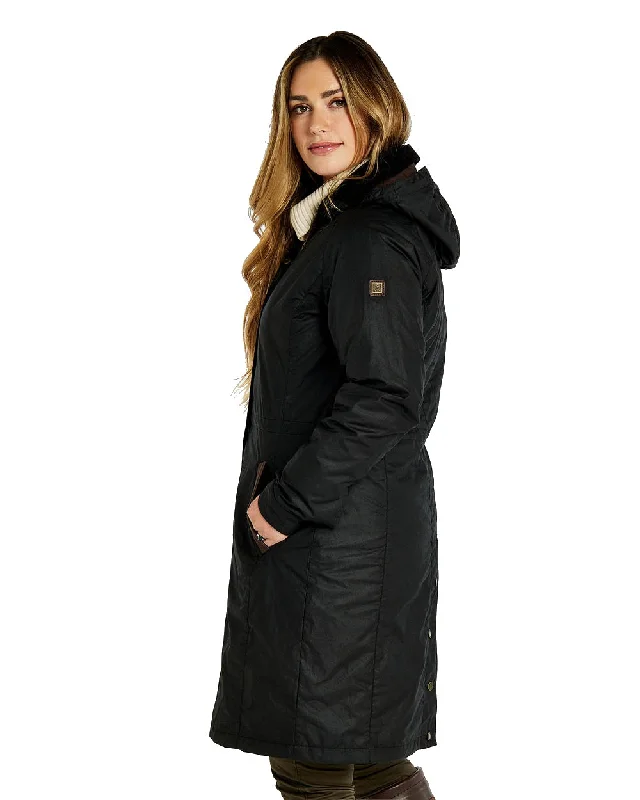 Women’s trench coats for rainy weather -Dubarry Redington Wax Coat