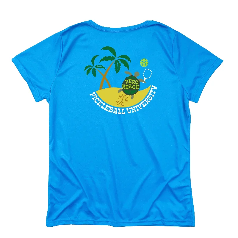 Women’s graphic tees for stylish outfits -Vero Beach, FL - Pickleball University Club Ladies Performance T-Shirt