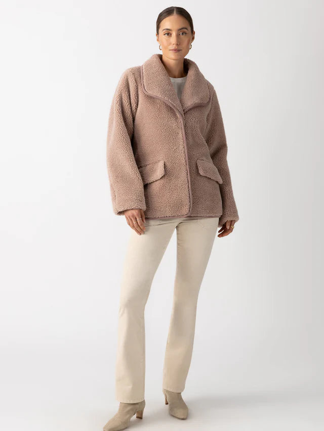 Women’s shearling jackets for cozy warmth -Holly Sherpa Jacket