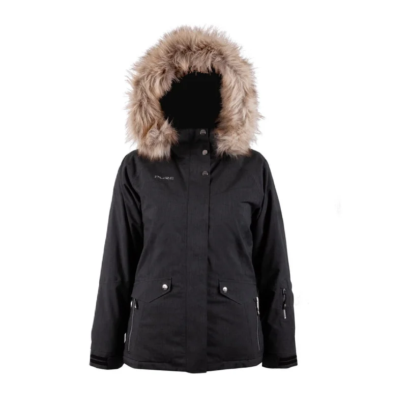 Women’s shawl collar jackets for sophisticated style -Pure Riderz Heavenly Womens Jacket