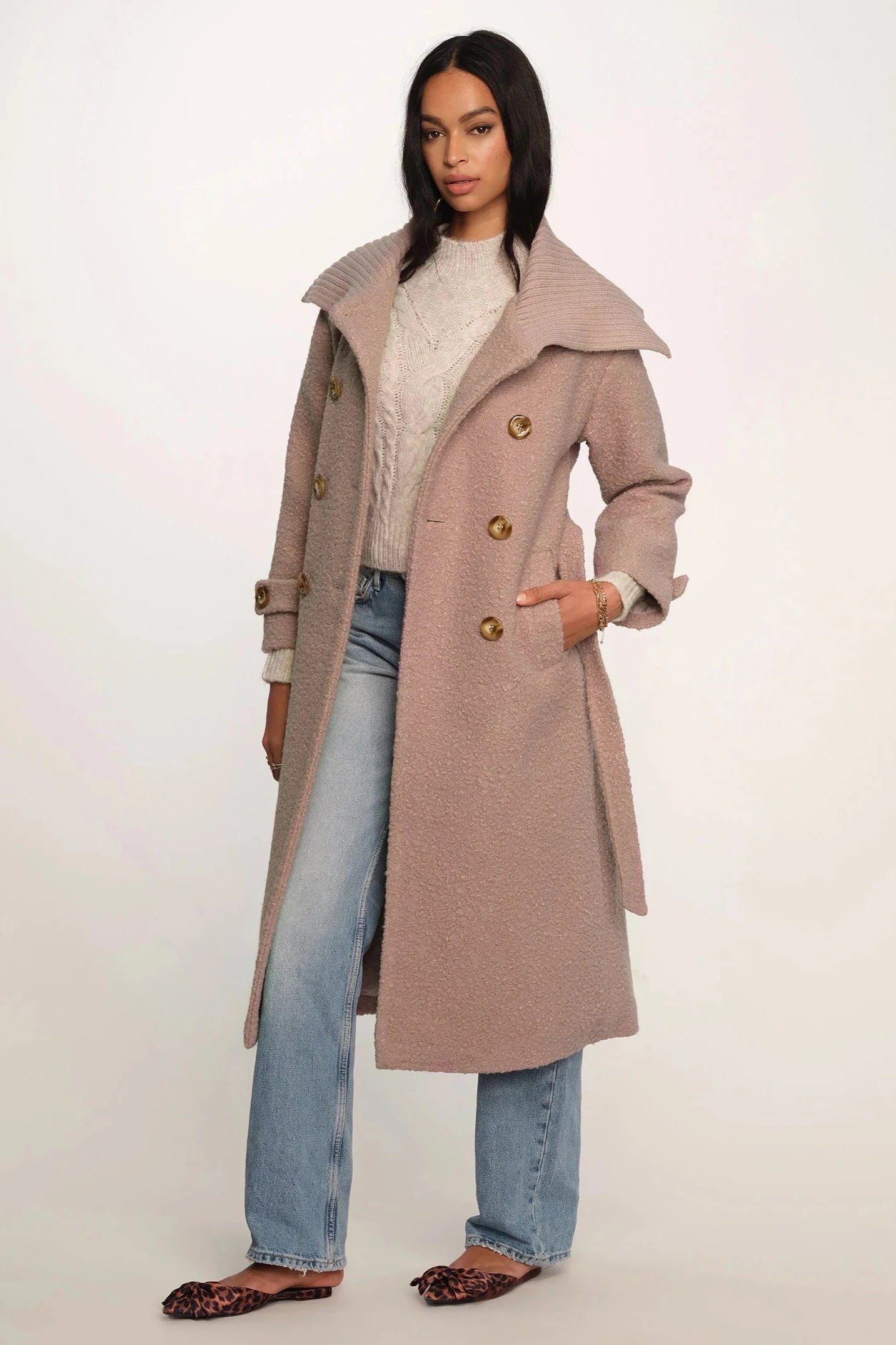 Women’s wool coats for cold weather style -Heartloom Kenia Coat