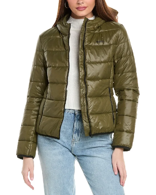 Women’s pea coats for classic style -HUGO Hugo Boss Famara Jacket