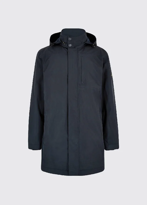 Women’s long trench coats for stylish warmth -Blackstairs Waterproof Jacket - Navy