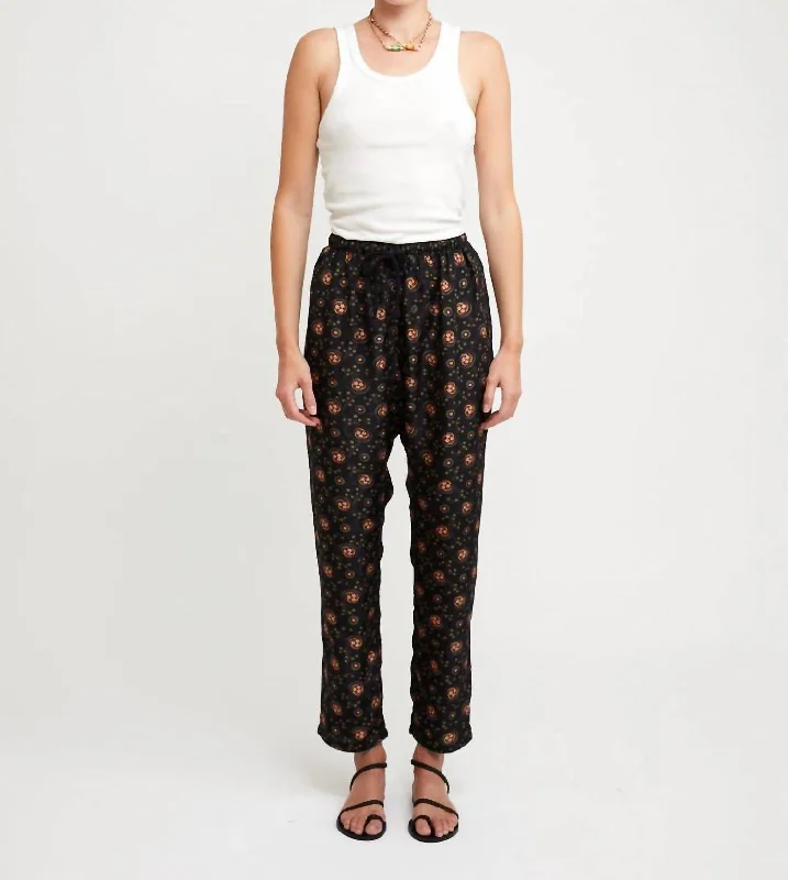 Women’s formal dresses for elegant occasions -Women’s floral pants for feminine style -Sacha Pant In Black