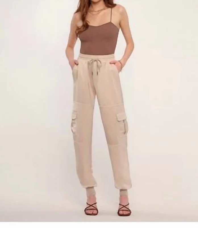 Women’s off-the-shoulder dresses for chic look -Women’s flare pants for retro vibe -Benton Pant In Bisque