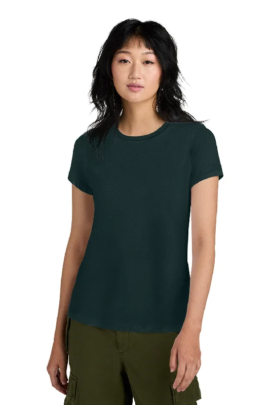 Women’s off-the-shoulder blouses for summer style -District Womens Perfect Weight Short Sleeve Crewneck T-Shirt - Rainforest Green