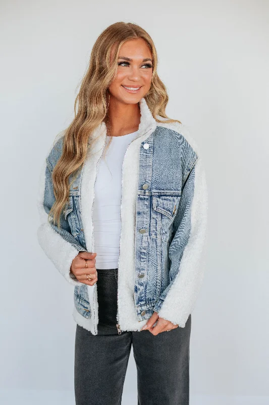 Women’s spring jackets for transitional style -Lennyn Denim Jacket