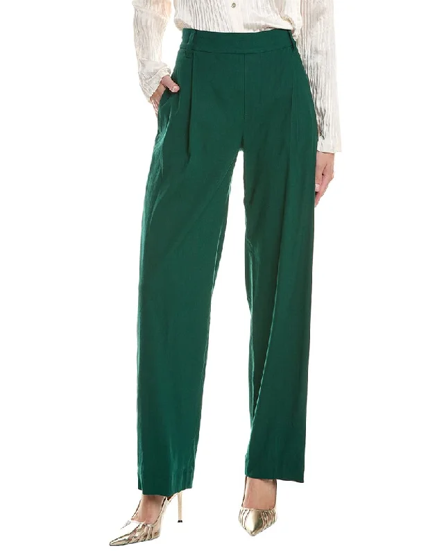 Women’s evening gowns for glamorous look -Women’s chiffon pants for light, airy feel -Vince Pleat Front Linen-Blend Pant