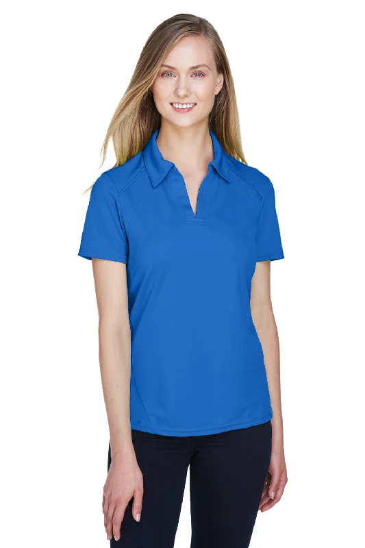 Women’s wrap blouses for feminine silhouette -North End Womens Sport Red Performance Moisture Wicking Short Sleeve Polo Shirt - Light Nautical Blue