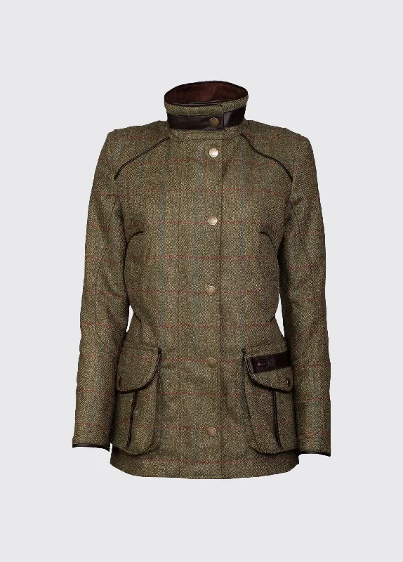 Women’s cargo jackets for utility style -Marlfield Tweed Jacket - Moss