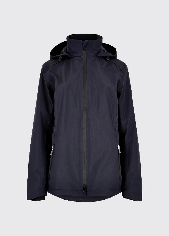 Women’s trench coats for classic fashion -Garryvoe Waterproof Jacket - Navy