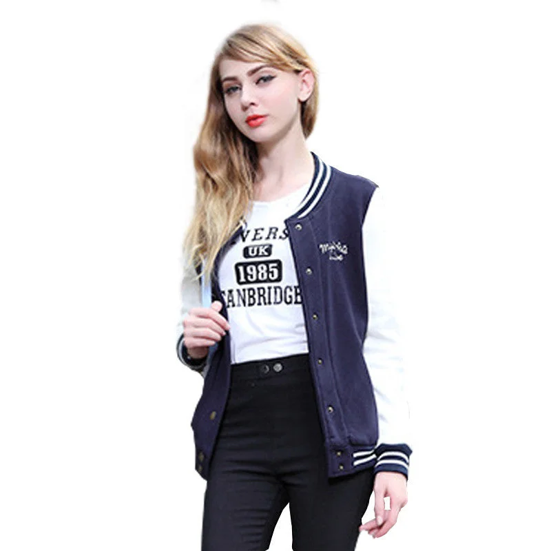 Women’s oversized wool jackets for winter chic -bomber jacket women coat chaquetas mujer casaco feminino jaqueta feminina baseball veste femme abrigos y chaquetas invierno 2015