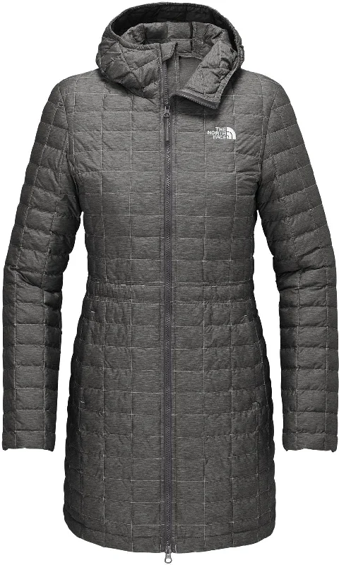 Women’s camel coats for sophisticated warmth -CLOSEOUT - The North Face Ladies ThermoBall Eco Long Jacket