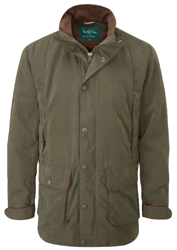 Women’s fleece-lined rain jackets for ultimate comfort -Alan Paine Waterproof Milwood Coat