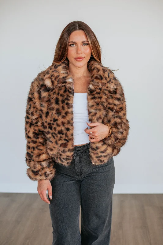 Women’s blazers for formal occasions -Chevelle Faux Fur Jacket