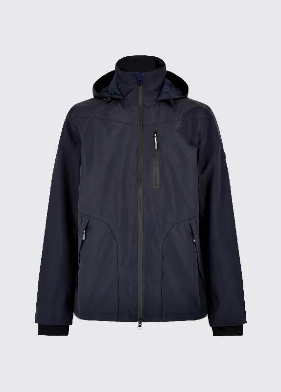 Women’s cashmere coats for luxury warmth -Charleville Waterproof Jacket - Navy