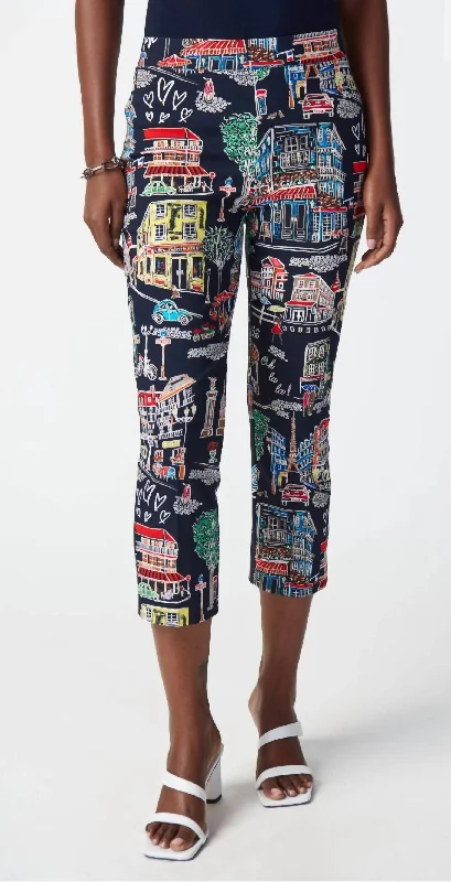 Women’s empire waist maxi dresses for effortless style -Women’s patterned leggings for bold looks -Paris Themed Pants In Multi