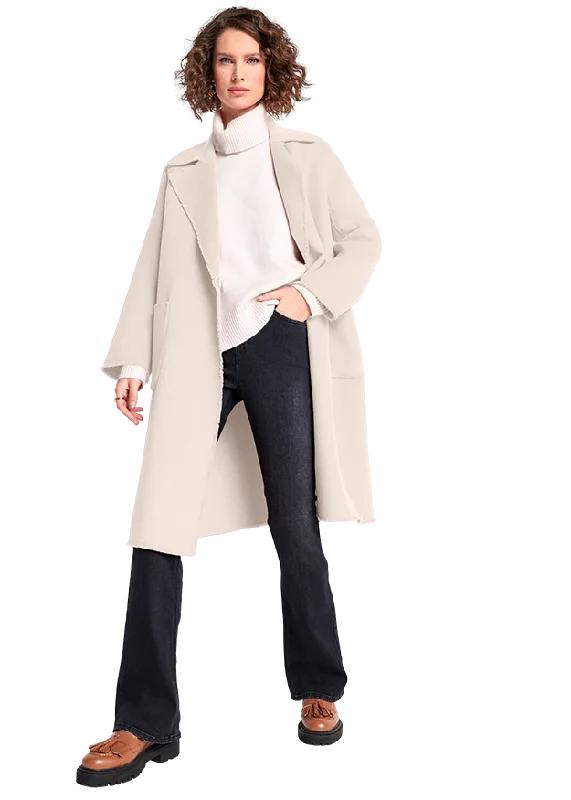 Women’s relaxed fit tops for everyday wear -Riani Coat With Lapels