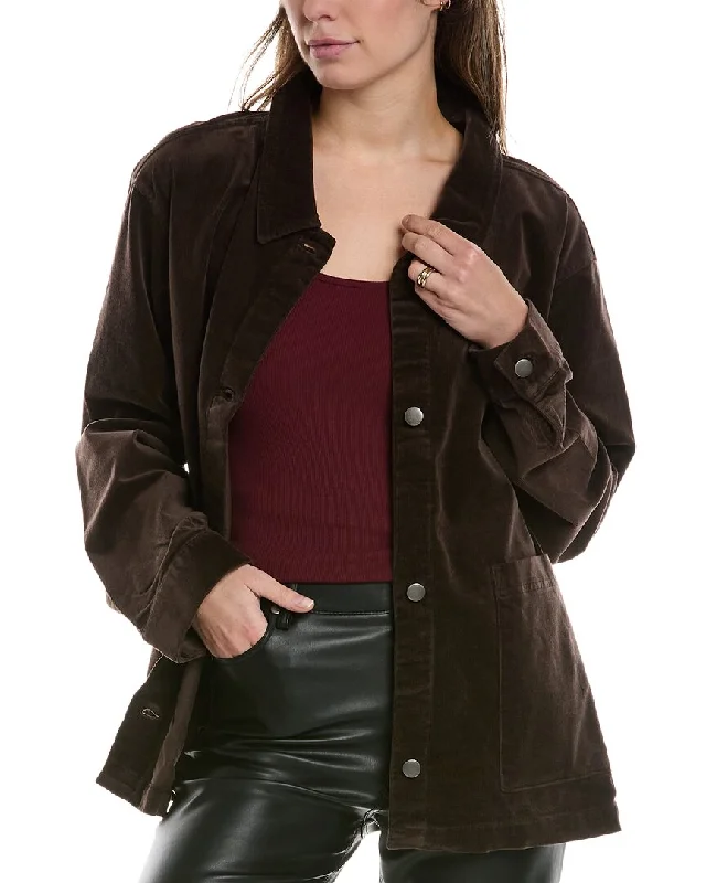 Women’s military-style jackets for rugged appeal -EILEEN FISHER Classic Collar Jacket