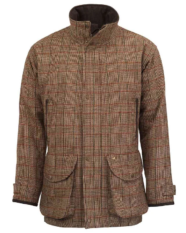 Women’s biker jackets for edgy look -Laksen Cavendish Tweed Wingfield Coat With CTX