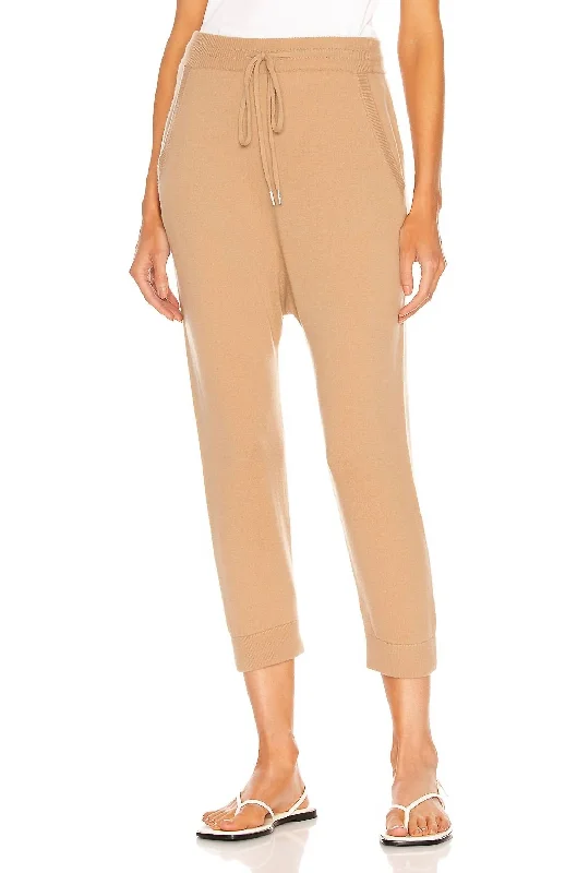 Women’s shift dresses for comfortable fit -Women’s straight-leg pants for classic style -Paris Sweatpant In Camel