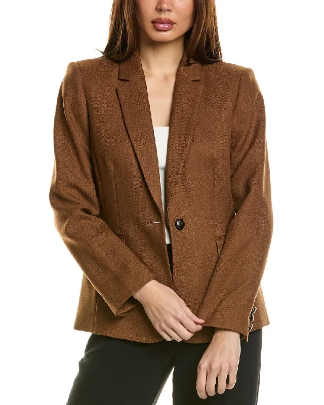 Women’s shearling jackets for cozy warmth -Tahari ASL Blazer