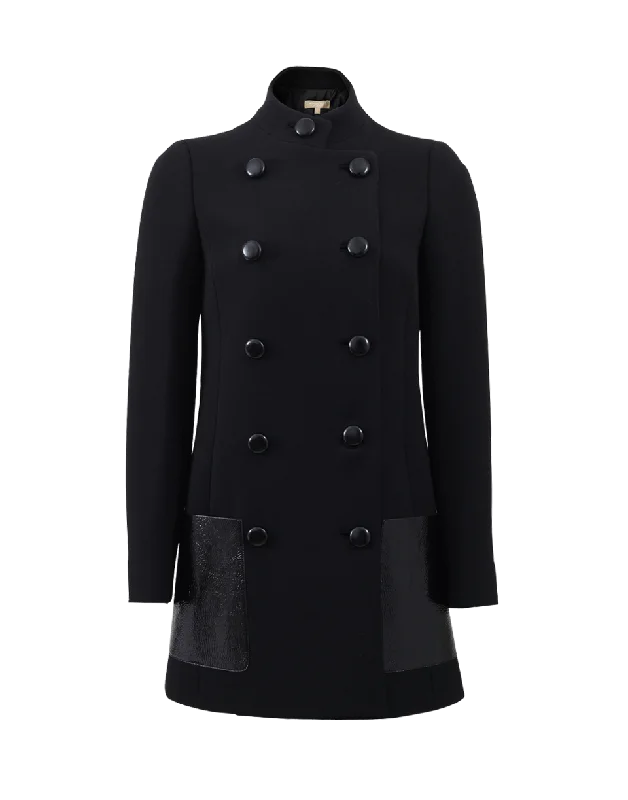 Women’s fitted jackets for flattering silhouette -Duventine Officer Coat