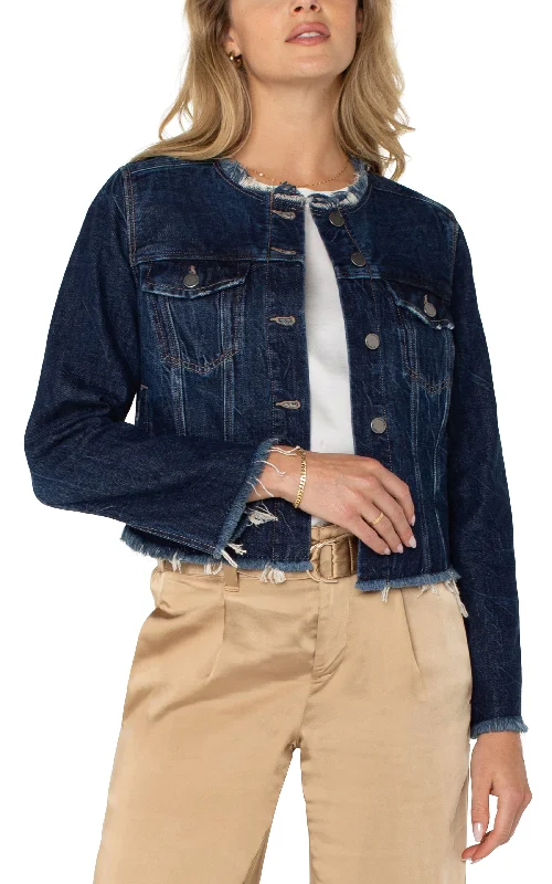 Women’s cargo jackets for utility style -Classic Jean Jacket