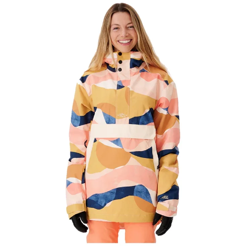 Women’s wrap coats for flattering fit -Ripcurl Rider Anorak Jacket