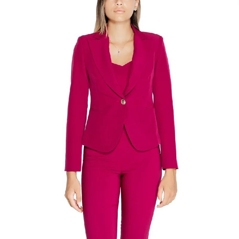 Women’s bomber jackets with zippers for trendy look -Rinascimento  Polyester Suits & Women's Blazer