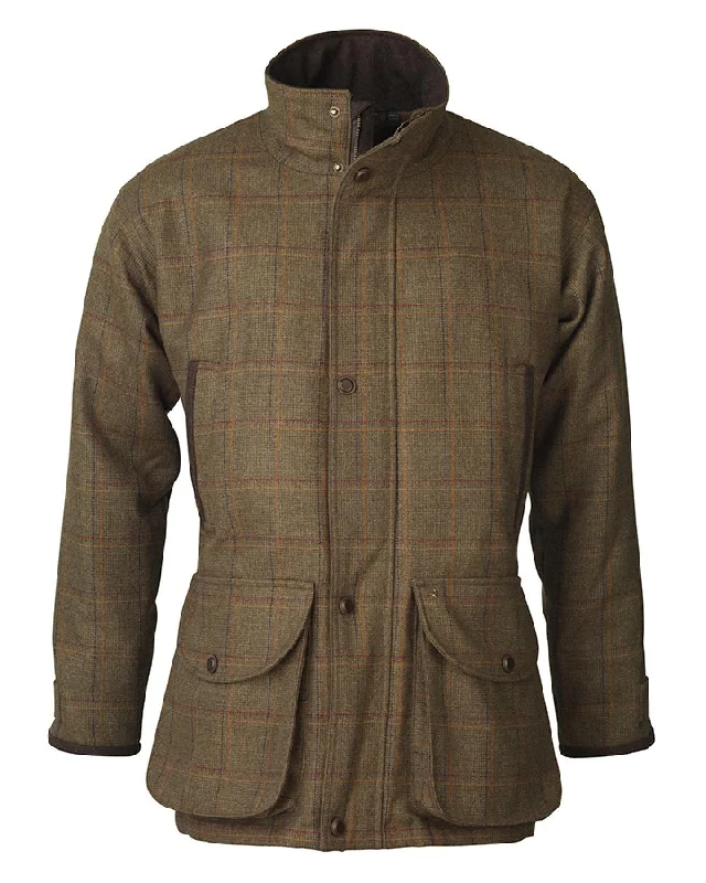 Women’s cargo jackets for utility style -Laksen Woolston Tweed Wingfield CTX Coat