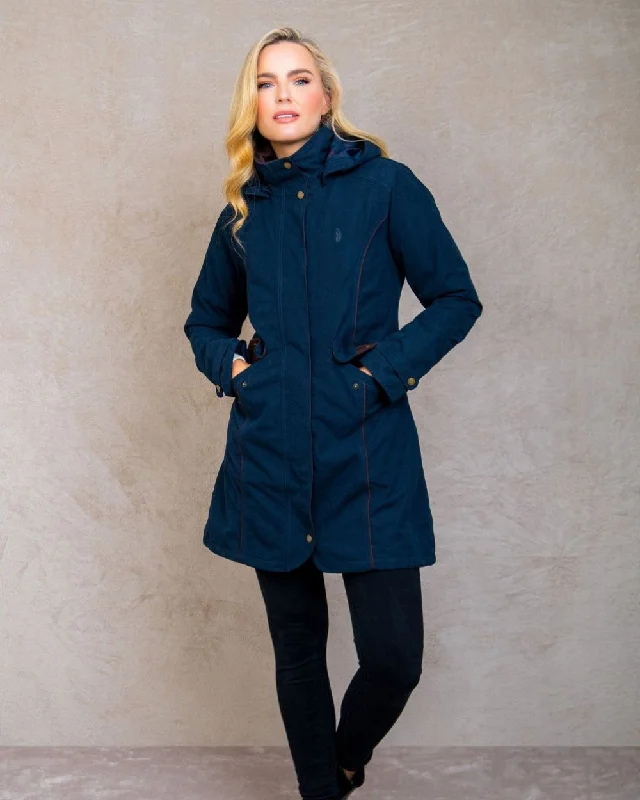 Women’s zip-up hooded jackets for casual style -Jack Murphy Una 3/4 Waterproof Coat