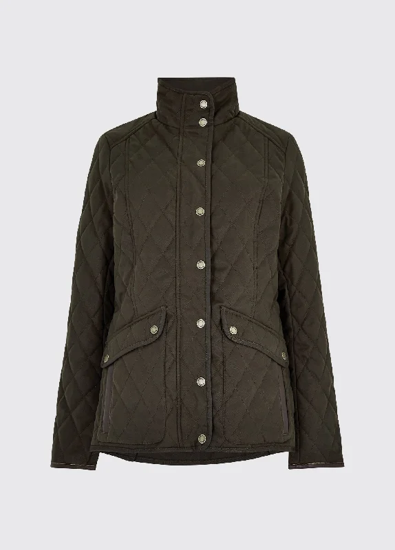 Women’s sport jackets for active wear -Corrib Quilted Jacket - Verdigris