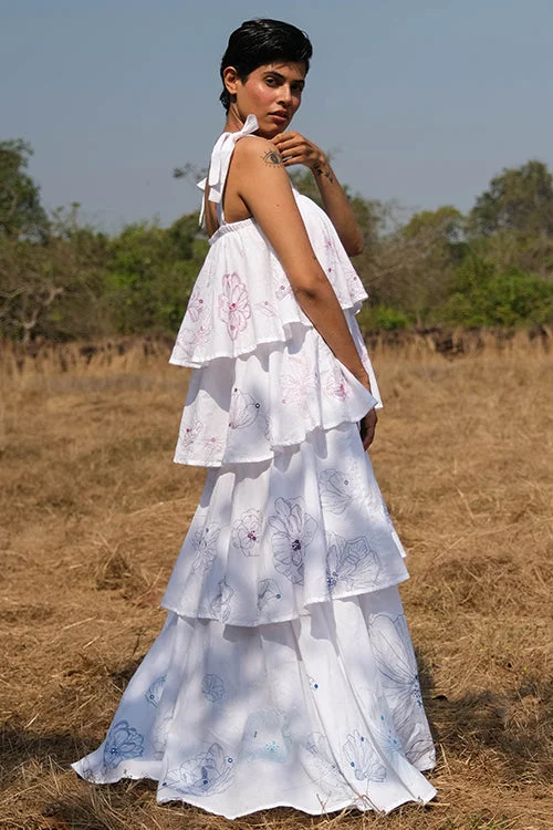 Women’s summer dresses for warm days -Okhai 'Amelia' Hand Embroidered and Mirrorwork Dress