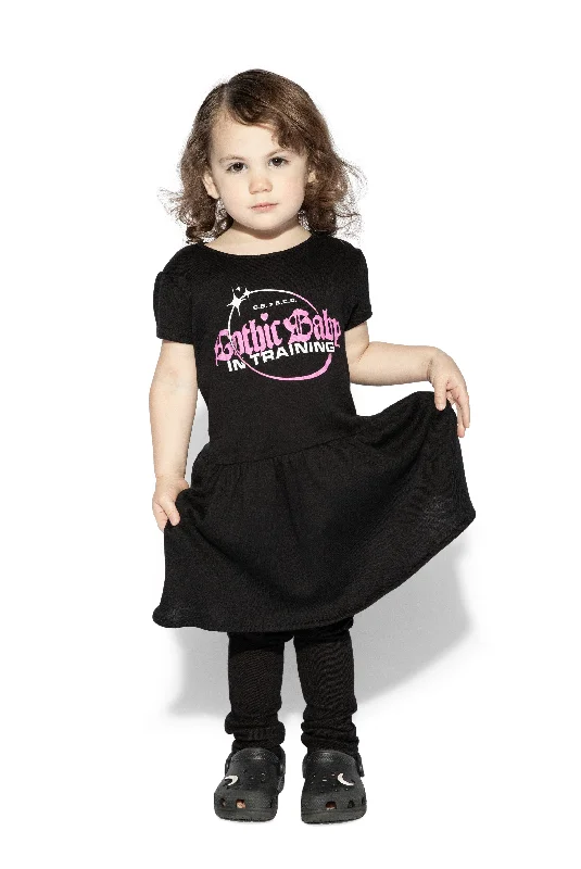 Women’s wrap dresses for flattering silhouette -Gothic Baby In Training - Baby / Toddler Dress