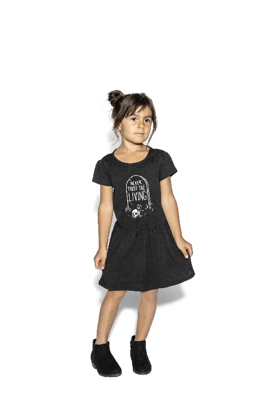 Women’s printed dresses for bold fashion -Never Trust The Living - Baby / Toddler Dress